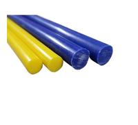 Tige ronde en nylon, Longueur multicolore du diamètre 200-300mm de Rods en nylon 3-30mm for le traitement(3pc Black 300mm,Diameter 15mm)