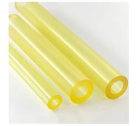 Tige ronde en polyuréthane, 1 tube en plastique en caoutchouc élastique polyuréthane PU, diamètre 16-100 mm, diamètre du trou d'alésage 6~10 mm, longueur 500 mm(25 * 8mm)