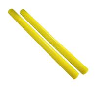 Tige ronde en polyuréthane, dureté 75 A, outil de joint amortisseur résistant à l'usure, longueur de l'amortisseur 50 cm, diamètre 20-100 mm, 1 pièce (jaune, 40 x 500 mm)