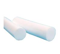Tige ronde pleine en PTFE, Diamètres multiples blancs de longueur de Rod rond de 300mm de PTFE for le génie mécanique de l'électronique(22mm)