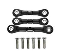 Tige Servomoteur Biellette Direction 3Pièces pour Tamiya pour TT-02 1/10 RC | Pièces de mise à niveau de voiture RC, jeu de bielles de direction améliore la précision contrôle Pièces