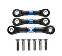 Tige Servomoteur Biellette Direction 3Pièces pour Tamiya pour TT-02 1/10 RC | Pièces de mise à niveau de voiture RC, jeu de bielles de direction améliore la précision contrôle Pièces
