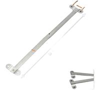 Tige Support pour porte Pliable Acier 23cm pour robuste Tige | Acier inoxydable brossé, résistance pour usure, finition élégante, montage pour facile, usage intérieur(B)