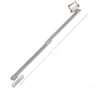 Tige Support pour porte Pliable Acier 23cm pour robuste Tige | Acier inoxydable brossé, résistance pour usure, finition élégante, montage pour facile, usage intérieur(C)