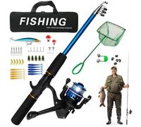 Tige télescopique Ensemble avec Rouleaux rotatifs | DE Voyage Compact ET Portable, Combination ÉQUIPEMENT DE pour EXCUSIONS DE SOLTENERE d'eau SEL