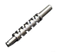 Tige torsadée de rechange et capuchon de broche demi-lune pour moulinet Wolf pour cyclone et Kaido Baitcasting, en acier inoxydable pour pièces d'engrenage à vis sans fin pour améliorer la douceur et