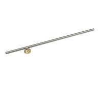 Tige trapézoïdale en aluminium T8 de diamètre 8 mm, longueur de vis 300 mm/350 mm/400 m/500 m/600 mm avec accessoires d'écrous en cuivre, assortiment d'écrous en cuivre