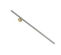 Tige trapézoïdale T8 en aluminium pour imprimante - Filetage de 8 mm avec écrou en cuivre - 300 mm/350 mm/400 m/500 m/600 mm - Assortiment d'écrous en cuivre