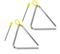 TIGER 15 cm Lot de 2 Triangle avec mailloche