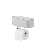 Tiger 2-Store Porte-Rouleau Papier Toilette avec Boîte de Rangement Blanc, Extra breit