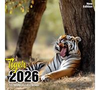 Tiger 2026 Calendar: Powerful big cats shown in striking poses