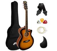 Tiger ACG1-SB Guitare Acoustique Cordes Acier, Petite Caisse 4/4 - Sunburst