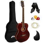 TIGER ACG2-RD Pack de Guitare acoustique - Rouge