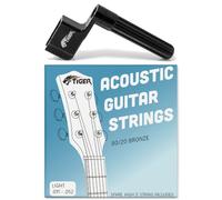 Tiger AGS-WIND Pack de Cordes de Guitare Acoustique et Enrouleur de Cordes | Pour Guitare Acoustique