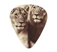 Tiger and Lione Coffret cadeau de médiators lisses et durables pour guitare acoustique, électrique et basse, cadeau parfait pour les amateurs de guitare et les musiciens