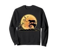 Tiger and Moon Scary Animals Funny Halloween Costume Sweatshirt