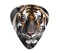 Tiger At Rest Lot de 12 médiators pour guitare acoustique, ukulélé, 3 épaisseurs