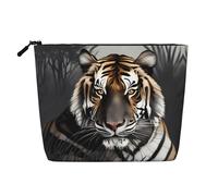 Tiger at rest Organiseur de toilette polyvalent : faux chanvre - Trousse de toilette de voyage, trousse d'accessoires de maquillage