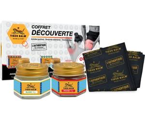 Tiger Balm® Baume du Tigre® Coffret Découverte : Baume Rouge + Baume Blanc