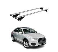 Tiger Barres de toit transversales pour Audi Q3 8U 2011-2018 Gris