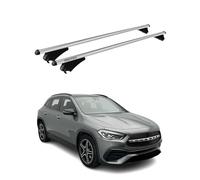 Tiger Barres de Toit transversales pour Mercedes GLA H247 2020-2026 Gris Alu 2X