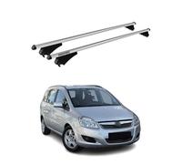 Tiger Barres de toit transversales pour Opel Zafira B 2008-2012 Gris