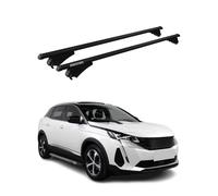 Tiger Barres de toit transversales pour Peugeot 3008 2021-2024 Noir