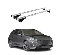 Tiger Barres De Toit Transversales pour Peugeot 308 III SW 2021-2025 Gris