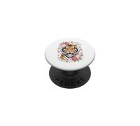 Tiger Big Cat Lover PopSockets PopGrip Adhésif