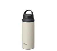 Tiger Bouteille isotherme Active Model MCZ-S 600 mL, poignée ergonomique, large ouverture, sans BPA, conservation froid 24h et chaud 12h, conçue au Japon, couleur blanc loup arctique