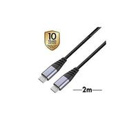 Tiger cable ultra resistant type c/type c 2m gris
