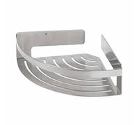 Tiger Caddy Etagère de Douche d'angle pour Douche pour Articles de Salle de Bains, Acier inoxydable brossé, 22,4 x 7 x 22,4 cm