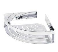 Tiger Caddy Corbeille porte savon d'angle grande 22.4x7x22.4cm métal chromé chrome 1400630346