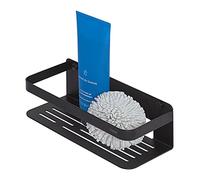 Tiger Caddy Étagère de Douche, Étagère panier de Bain, Noir, 24 x 7 x 10,6 cm