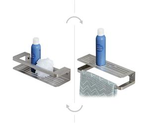 Tiger Caddy Portant Serviette Ou étagère Douche - 35cm - Inox Brossé