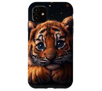 Tiger Cub Case Baby BigCat Cute Blue Eyes Wildlife Adorable Coque pour iPhone 11