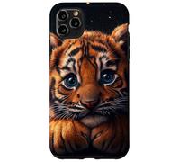 Tiger Cub Case Baby BigCat Cute Blue Eyes Wildlife Adorable Coque pour iPhone 11 Pro Max