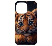Tiger Cub Case Baby BigCat Cute Blue Eyes Wildlife Adorable Coque pour iPhone 14 Pro Max
