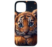 Tiger Cub Case Baby BigCat Cute Blue Eyes Wildlife Adorable Coque pour iPhone 15