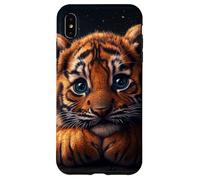 Tiger Cub Case Baby BigCat Cute Blue Eyes Wildlife Adorable Coque pour iPhone XS Max