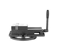 Tiger de forage industriel, Étau robuste for établi avec base pivotante à 360°, largeur de mâchoire 10 cm, ouverture maximale, for fraiseuse bois