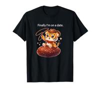 Tiger Enfin Je suis sur Une Date drôle Kawaii Anime Mignon T-Shirt