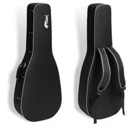 Tiger Étui Rigide en Mousse pour Guitare Acoustique de 104 cm avec Bretelles réglables, poignée Facile à Transporter, extérieur Oxford 600D résistant aux intempéries et Rembourrage intérieur de 20 mm