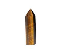 Tiger Eye Crystal Point Ornament Stick Craft Home Decor Ornament DIY Gift (Size : 50-60mm)