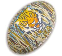 Tiger Fun Design Squad Trainer Ballon de rugby - Taille 1 - Mini - pour enfants et adultes - Ballon de rugby d'entraînement de qualité club - Poignée 3D - Superbe cadeau