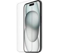 TIGER GLASS Lite Verre TREMPE iPhone 16/15 - Protection Ecran - Verre Trempé Résistant 9H - Anti-Traces de Doigt, Haute Sensibilité Tactile, Applicateur Pose Facile sans Bulles - Garantie à Vie