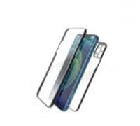 Verre de Protection d'écran et Coque pour iPhone 13 Pro 360° Ultrafine Noir transparent