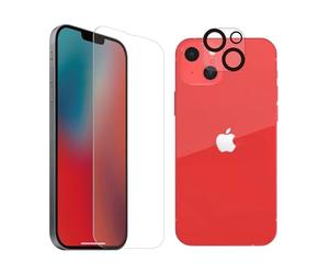 Tiger Glass Plus Pack Camera Lens + Verre TREMPE ANTIBACTERIEN IPHONE 13 - Protection Ecran et Objectif Caméra - Verre Ultra Résistant 9H+ - Anti-Traces de Doigt, Pose Facile, Garantie à Vie