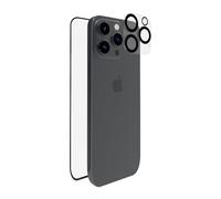 Pack Protecteur de caméra plus Protège-écran pour iPhone 14 Pro en Verre Recyclé Transparent
