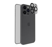 Tiger Glass Plus Pack Camera Lens + Verre TREMPE Recycle IPHONE 15 Pro Max - Protection Ecran et Caméra, Verre recyclé Ultra Résistant 9H+, Anti-Traces de Doigt, Pose Facile, Garantie à Vie